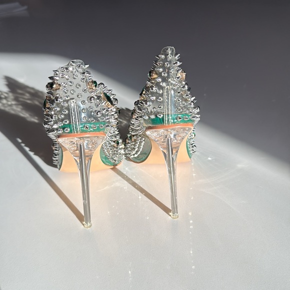 AZALEA WANG ADD A LITTLE SPICE STILETTO PUMP IN GREEN - Picture 4 of 9